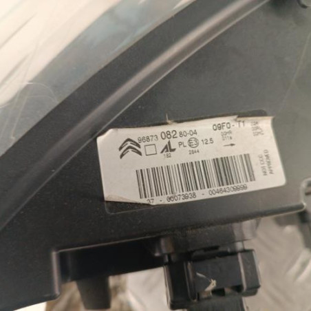 Optique avant principal gauche (feux)(phare) CITROEN C4 2
