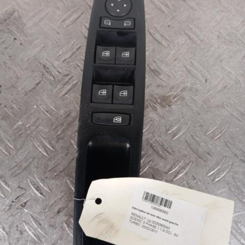 Interrupteur de leve vitre avant gauche RENAULT SCENIC 3