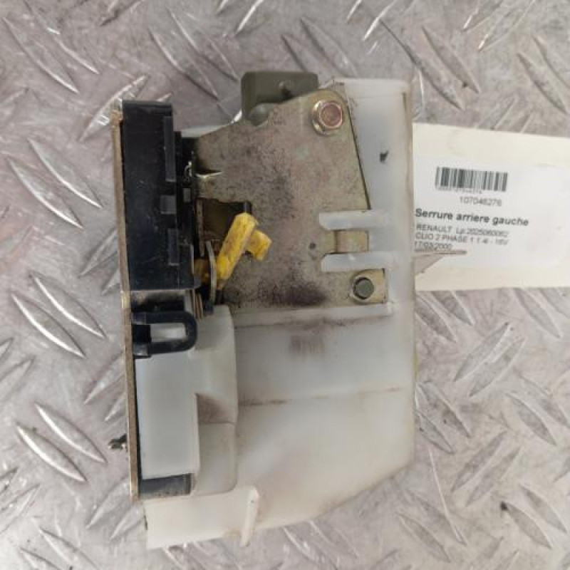 Serrure arriere gauche RENAULT CLIO 2 Serrure arriere gauche RENAULT CLIO 2