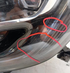 Optique avant principal gauche (feux)(phare) RENAULT MEGANE 4
