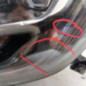 Optique avant principal gauche (feux)(phare) RENAULT MEGANE 4