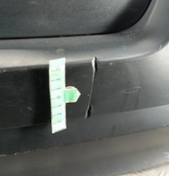 Pare choc arriere CITROEN C3 3 Photo n°3