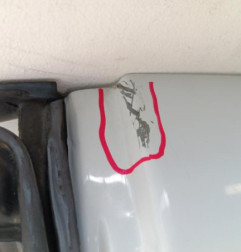 Porte de coffre droit DACIA DOKKER