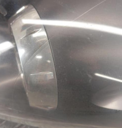 Optique avant principal gauche (feux)(phare) RENAULT LAGUNA 3 Photo n°3