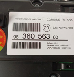Compteur PEUGEOT 2008 2 Photo n°3