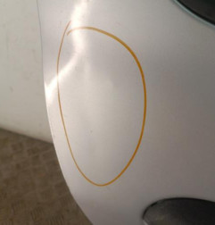 Porte arriere droit PEUGEOT 206