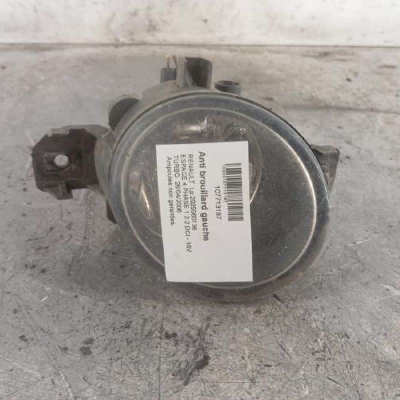 Anti brouillard gauche (feux) RENAULT ESPACE 4 Anti brouillard gauche (feux) RENAULT ESPACE 4