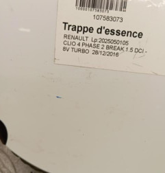 Trappe d'essence RENAULT CLIO 4