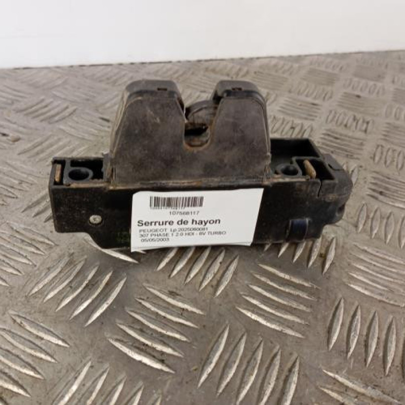 Serrure de hayon PEUGEOT 307 Serrure de hayon PEUGEOT 307