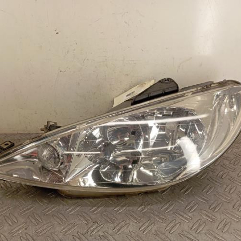 Optique avant principal gauche (feux)(phare) PEUGEOT 206