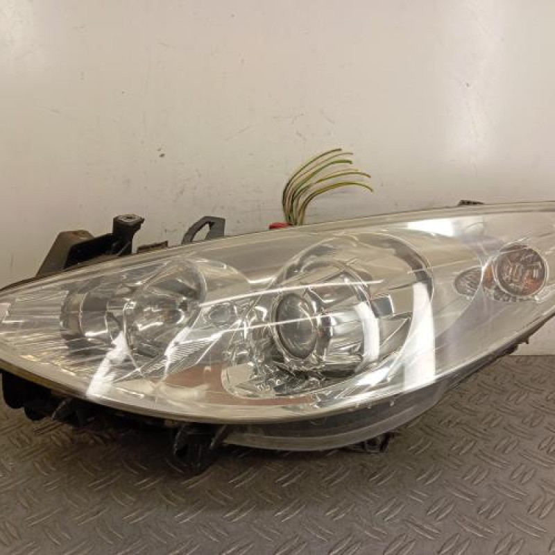 Optique avant principal gauche (feux)(phare) PEUGEOT 307