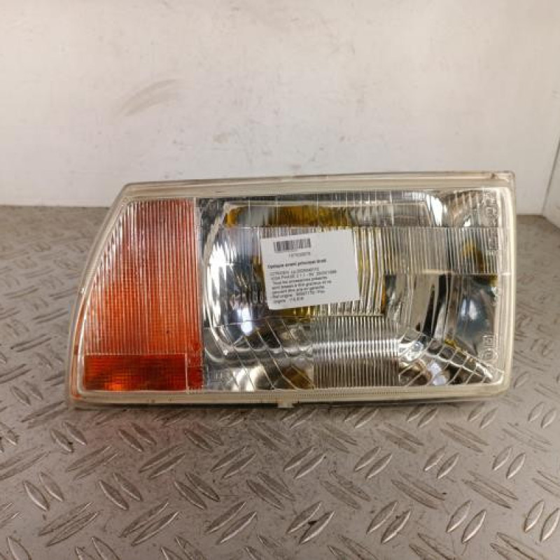 Optique avant principal droit (feux)(phare) CITROEN VISA