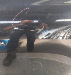 Porte arriere gauche VOLKSWAGEN TOUAREG 2 Photo n°3