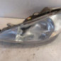 Optique avant principal gauche (feux)(phare) PEUGEOT 206