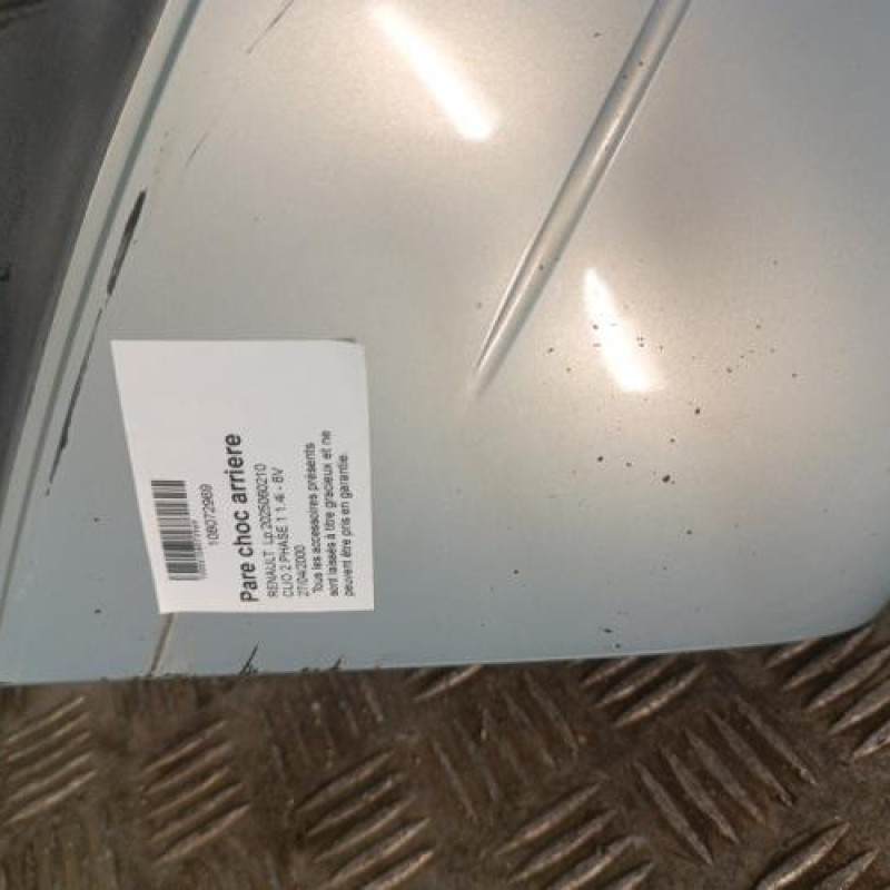 Pare choc arriere RENAULT CLIO 2