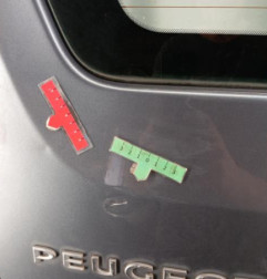 Porte de coffre gauche PEUGEOT PARTNER 2