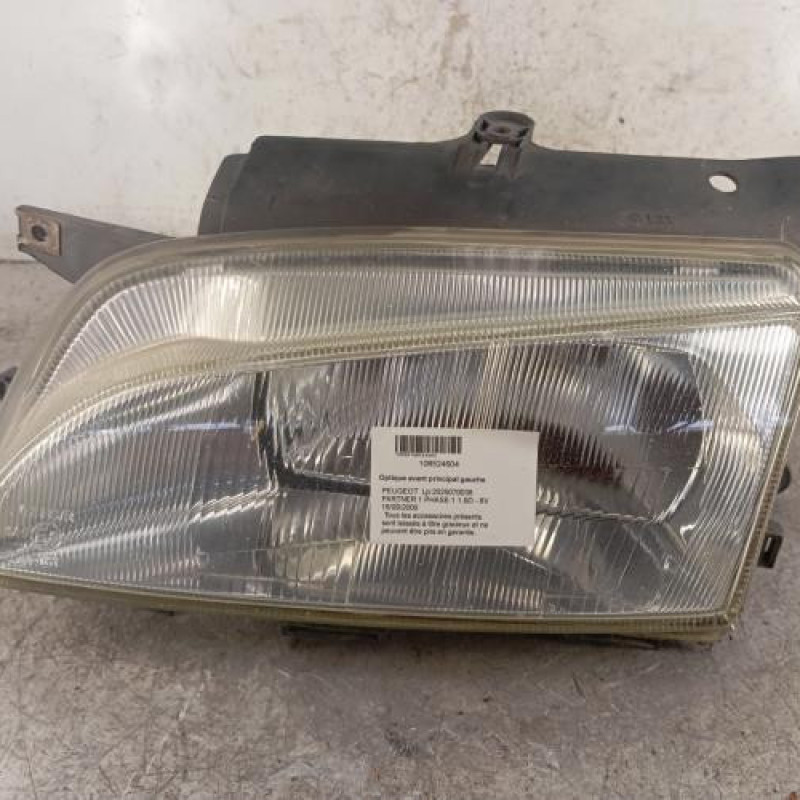 Optique avant principal gauche (feux)(phare) PEUGEOT PARTNER 1
