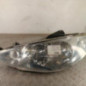 Optique avant principal gauche (feux)(phare) PEUGEOT 206