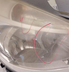 Optique avant principal droit (feux)(phare) RENAULT CLIO 3