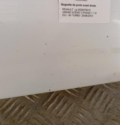 Baguette de porte avant droite RENAULT GRAND SCENIC 3 Photo n°4