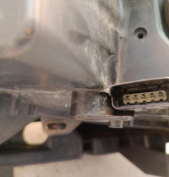 Optique avant principal gauche (feux)(phare) RENAULT SCENIC 2 Photo n°3