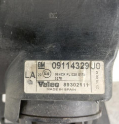 Optique avant principal gauche (feux)(phare) OPEL CORSA C Photo n°6