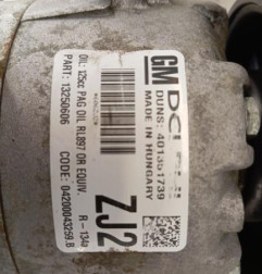 Compresseur clim OPEL ASTRA J Photo n°5