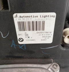 Optique avant principal gauche (feux)(phare) BMW X5 E70 Photo n°6