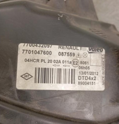 Optique avant principal droit (feux)(phare) RENAULT SCENIC 1 Photo n°4