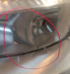Optique avant principal droit (feux)(phare) RENAULT SCENIC 2