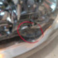 Optique avant principal gauche (feux)(phare) PEUGEOT 206