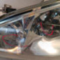Optique avant principal gauche (feux)(phare) PEUGEOT 206