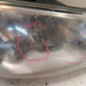 Optique avant principal droit (feux)(phare) PEUGEOT 206