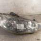 Optique avant principal droit (feux)(phare) PEUGEOT 206