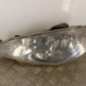 Optique avant principal gauche (feux)(phare) PEUGEOT 206
