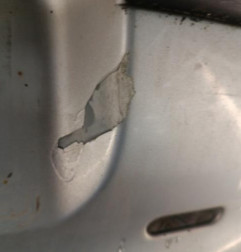 Pare choc arriere PEUGEOT 106 Photo n°4