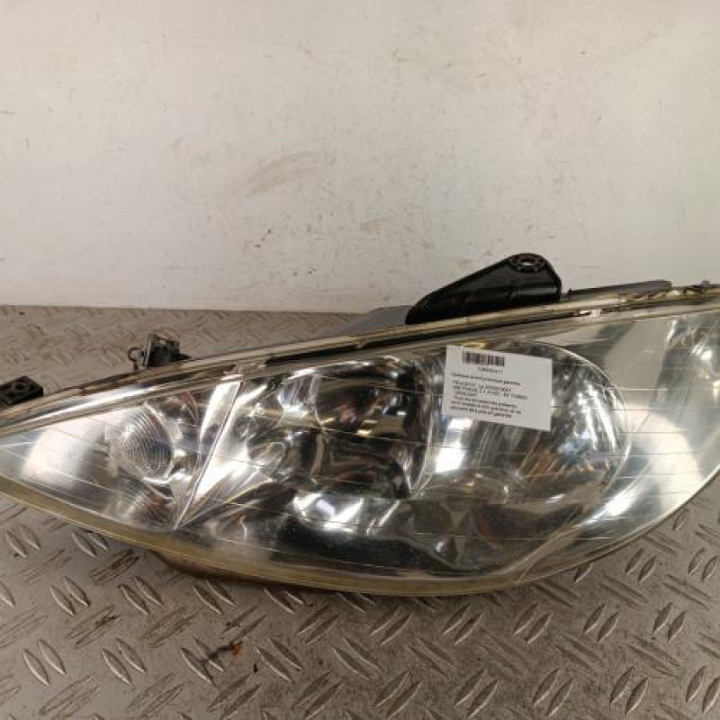 Optique avant principal gauche (feux)(phare) PEUGEOT 206