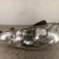 Optique avant principal gauche (feux)(phare) PEUGEOT 206