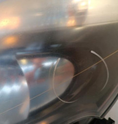 Optique avant principal gauche (feux)(phare) RENAULT CLIO 3