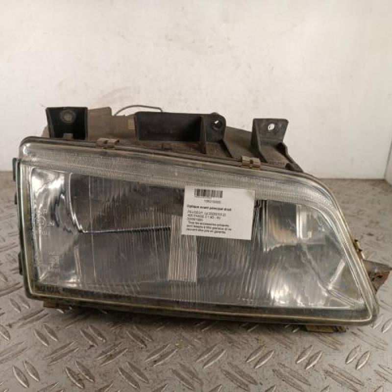 Optique avant principal droit (feux)(phare) PEUGEOT 405