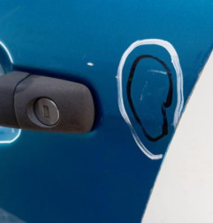 Porte avant gauche CITROEN C3 2 Photo n°5