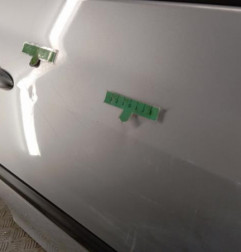 Porte avant droit RENAULT CLIO 3 Photo n°4