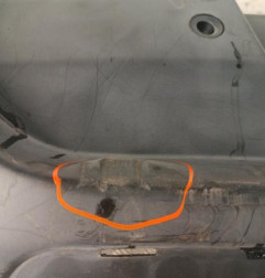 Pare choc arriere PEUGEOT 3008 1 Photo n°4
