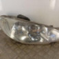Optique avant principal droit (feux)(phare) PEUGEOT 206