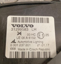 Optique avant principal gauche (feux)(phare) VOLVO V 50 Photo n°7