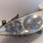 Optique avant principal gauche (feux)(phare) PEUGEOT 307