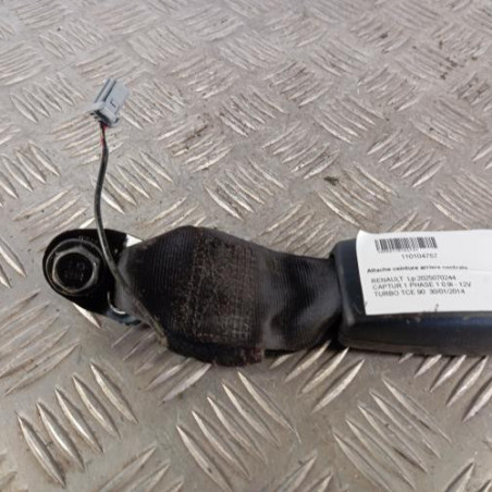 Attache ceinture arriere centrale RENAULT CAPTUR 1 Photo n°1