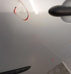 Porte arriere gauche RENAULT CLIO 3 Photo n°3