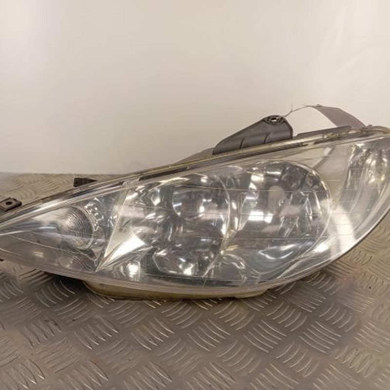 Optique avant principal gauche (feux)(phare) PEUGEOT 206