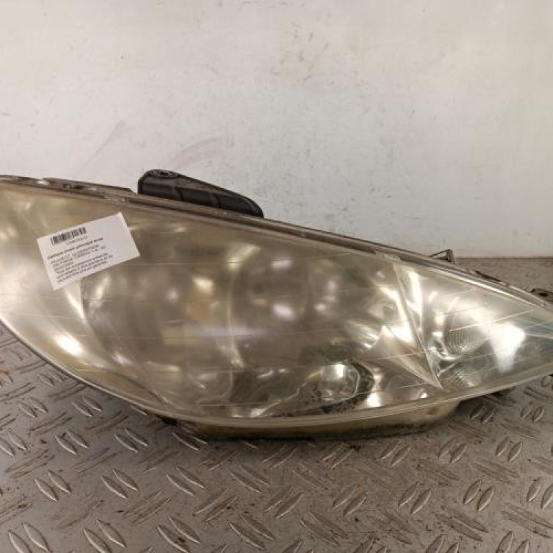 Optique avant principal droit (feux)(phare) PEUGEOT 206